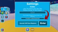 Snow Plow Simulator invalid code issue (Image via Roblox)